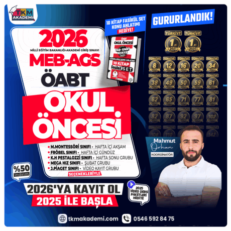 2026 Okul Öncesi ÖABT Paketi (Erken Kayıt)